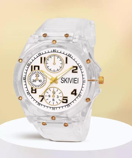 Transparent Analog Watch For Mens