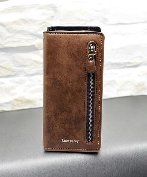 Unisex Leather Long Wallet - 1 Pc